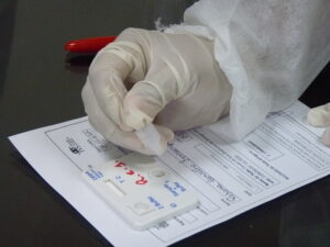 Teste rápido de antígeno é realizado na Controladoria-Geral do Estado para servidores